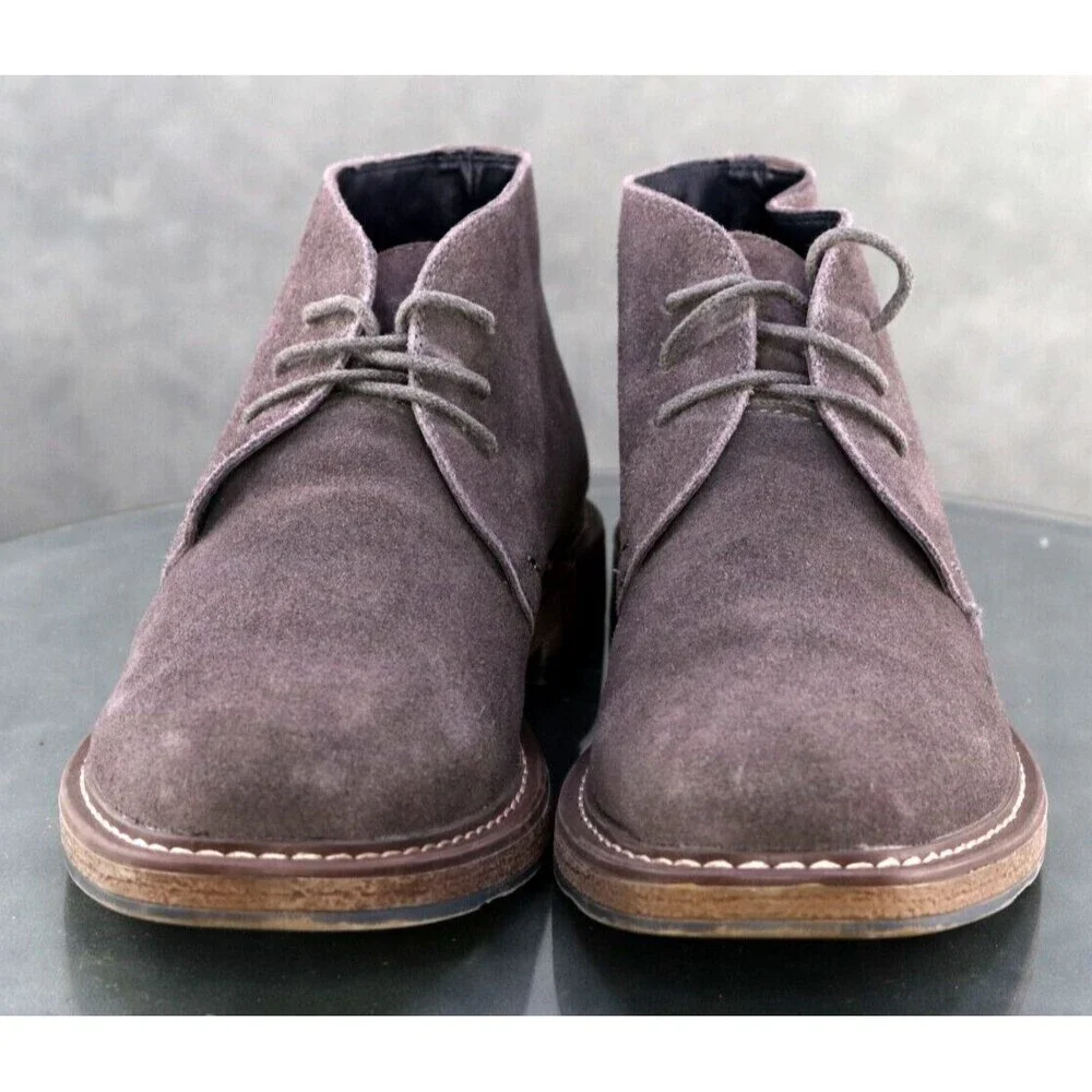 Joseph Abboud Collection Men's Desert Boots Size 8 Suede Gray
